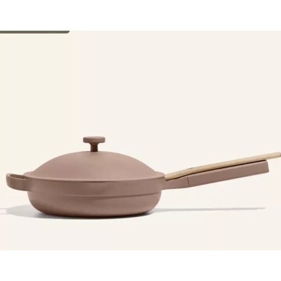 Our Place 10.5-Inch Ceramic Nonstick Skillet Pan, Toxin-Free Blue Salt New - Picture 4 of 4
